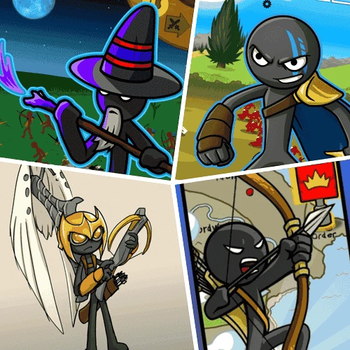 collage of characters in stick war legacy toolkit