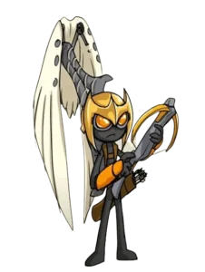 Stick War Legacy Mod APK Albowtross character with wings and crossbow