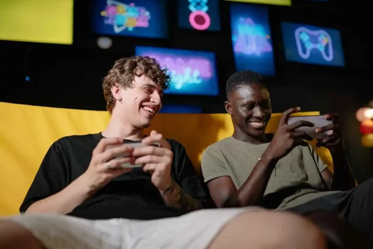 Two players enjoying Stick War Legacy gameplay together, illustrating strategies for playing like a pro