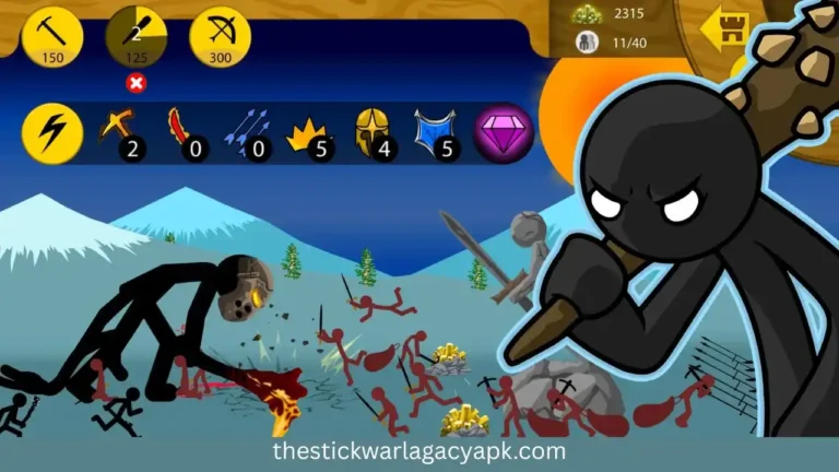 Stick War Legacy intense boss fight scene, showing strategies to defeat powerful enemies