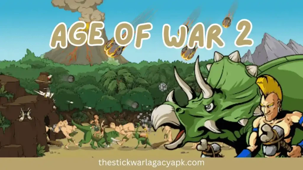 10 War Strategy Games Like Stick War Legacy to Play on Android 6 Age of War 2 start screen – classic Android war strategy game like Stick War Legacy