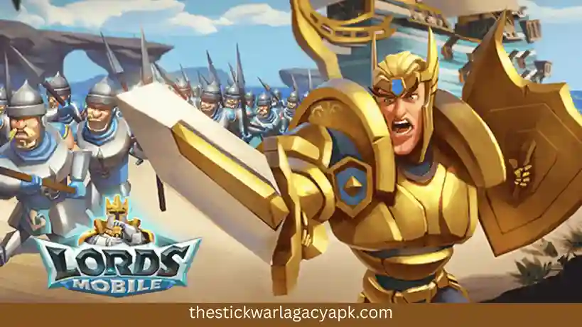 10 War Strategy Games Like Stick War Legacy to Play on Android 11 Lords Mobile start screen – best Android war strategy game like Stick War Legacy