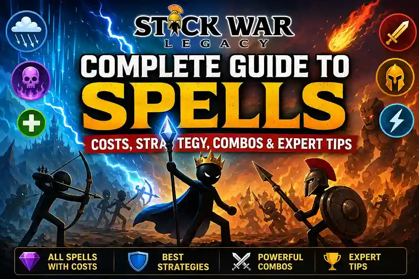 Spells in Stick War Legacy 1 complete guide to spells in stick war legacy